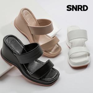 [무료배송][Mooda] Summer 키높이(7.5cm) 프리미엄 여성 통굽샌들