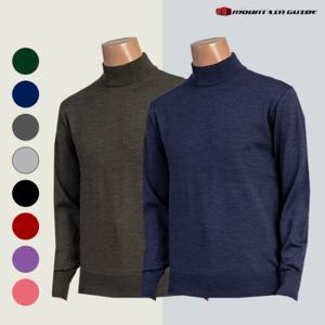 [마운틴가이드]가을,겨울 등산복/단체복/남성 가디건,반목 울 니트 긴팔티 JPM-R93-2004