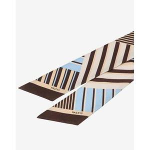 갤러리아_[헤지스ACC] 블루 스트라이프  실크 스카프 HIMU2F813B1