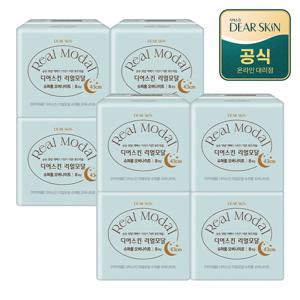 디어스킨 리얼모달 슈퍼롱 오버나이트 8P x 8팩