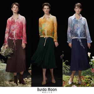 ★상하세트★[런칭가 149,900원] 부르다문 선셋 쉬폰 셋업 3종 ABM233F0301BS