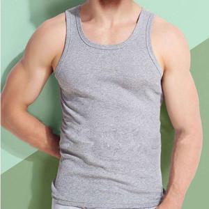 남성 스판 면나시 민소매