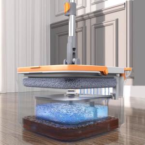 밀대 걸레 짤순이 자동탈수 통돌이 밀대걸레 물걸레 노터치 자동세척 L596