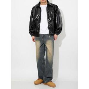 [해리슨]에코 비건 레더자켓 SNCC1035