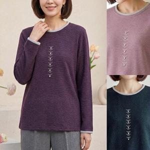 [엄마옷 로즈맘] 에루진주라운드티셔츠