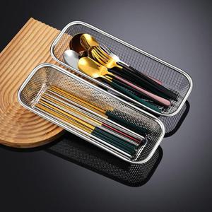 레트로 스텐 식세기 수저통 수저함 1P+1P