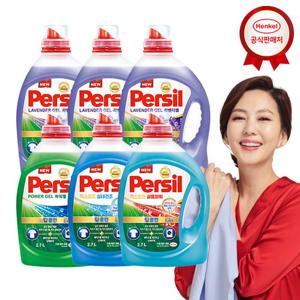 [홈앤쇼핑 단독] 퍼실 딥클린 액체세제 인기향 모음전 2.7Lx6개