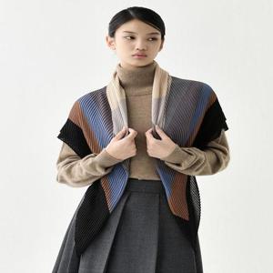 [플리츠미][최초가 89000원] 헤리티지 플리츠 패턴 스카프_HPSCF124G54