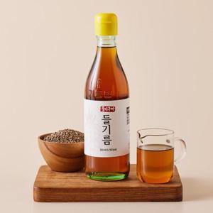 [꿀이구마 들기름] 100% 통들깨 저온압착 들기름 350ml x 1병