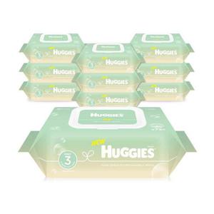 [하기스]NEW 하기스 퓨어 그린 생분해 물티슈 72매X10입