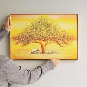 거실그림액자 빛나는 황금 보석액자 이사선물 돈들어오는 풍수 그림