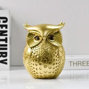 부엉이인테리어 한정수량 행운을 드리는 골드부엉이 이사 개업 승진