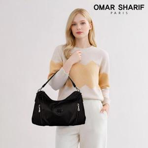 ★신상할인★[오마샤리프] 소가죽 트림 여성 숄더백 겸 크로스백 OS146