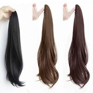 포니테일 붙임머리 웨이브 풍성 머리숱 부분가발 30cm WDBB483