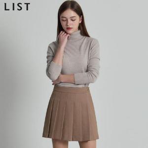 [리스트(LIST)] 홀리데이 플리츠 스커트 레이어드 팬츠 (택가격:138000원)