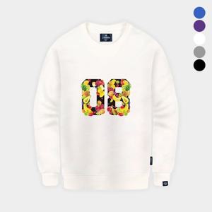 [진마니아]과일 맨투맨티 남녀공용 빅사이즈 M~4XL 오버핏 박스티 루즈핏 긴팔 면티 단체티 티셔츠