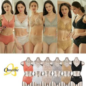 [팬티2종추가증정]오모떼 수피마 더블쉐이핑25차 브라팬티(OMDLBR25_FU)12종풀세트