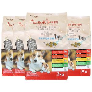 닥터소프트 연어+감자3kg X 4개 + 계란찜 1박스 랜덤 증정