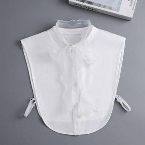 [오노마] ONM 여성 러플 스트랩 포인트 페이크 이너 블라우스 쉬폰