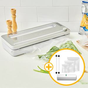 [사은품증정 ]가정용 진공포장기 초간편 강력 진공 밀봉+풀패키지증정 (소형+중형+지퍼백+진공호수2종)