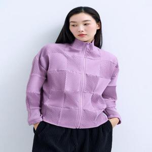 [플리츠미][최초가 219000원] 피켓 져지 스퀘어 오블리크 집업_PPJKS025004