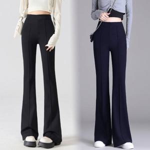 힙제이 센터라인 부츠컷팬츠 4XL까지 라인이 예술핏 나팔바지 여성