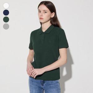 [게스]게스 여성 면피케 카라반팔티셔츠 YP2K9471