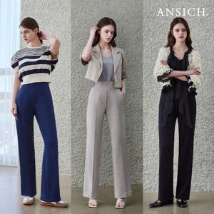 [[안지크]]25SS 시그니처핏 투톤 밴딩 슬랙스 3종