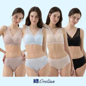 [오렐리안](25SS최신상 최종가) 인견 브라팬티 4세트(에어핏)