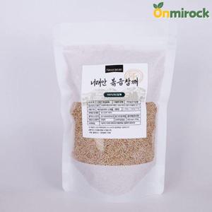 온미락 너래안 국산 볶음참깨 300g 화천 선별 고소한 로스팅 볶음깨 지퍼팩 파우치