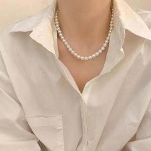 [시스터즈] 진주목걸이 캐주얼 7미리 레이어드 고급