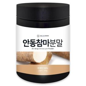 [헬로우그린] 국내산 안동 참마 분말 가루 300g(통)