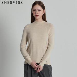 [쉬즈미스(SHESMISS)] 모크넥 소프트 니트 탑 (택가격:138000원)
