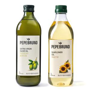 페페브루노 엑스트라버진 올리브 오일 1L +  1병 해바라기씨유 1L x1병