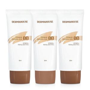 더마하우스 내추럴썬+비비크림 50ml 3개 / 기미 잡티커버 자연스런 표현