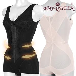 메이퀸 여성 보정 파워넷 앞지퍼 올인원 바디슈트 5100