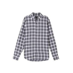 [앤듀]남성)레귤러)기본카라 그레이 체크 셔츠(O184SH160P)