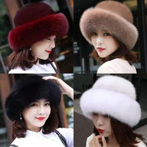 여우털모자 겨울 여성 방한 인조모 털모자 벙거지모자 WB6546E