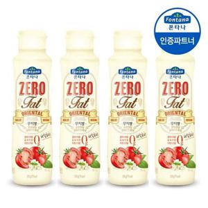 갤러리아_폰타나 무지방 저칼로리 오리엔탈 샐러드드레싱 235g 4병