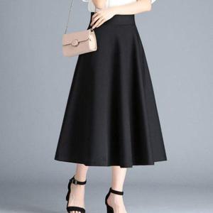 여자스커트 A라인 허리밴딩 스커트 여성 깔끔한 디자인 포켓 여름