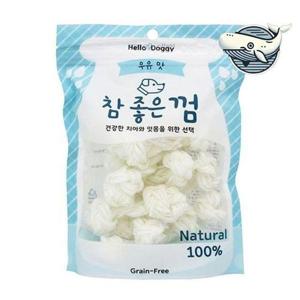 강아지 간식 실타래 우유 맛 개껌 묶음 애완견 (WFHB9PZ)