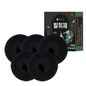 [욕실의여왕]실내용 고체 탈취제 아그노숲 5개