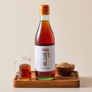 [꿀이구마 참기름] 100% 통참깨 저온압착 참기름 350ml x 2병