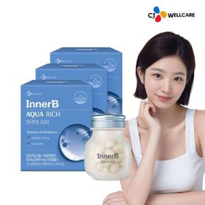 갤러리아_[CJ웰케어] 이너비 아쿠아리치 먹는 히알루론산 56캡슐 3개