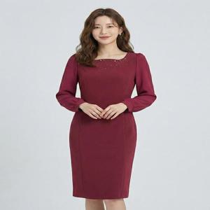 [조이너스][조이너스]비즈 하프넥 원피스-JS23OP2002325A