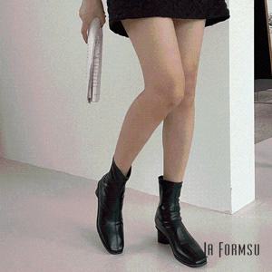 [라폼슈]르보버 스판 앵클부츠 (5cm)