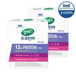 셀렉스 프로틴 단백질바 베리오트바 50g 12개(6개입 2박스)