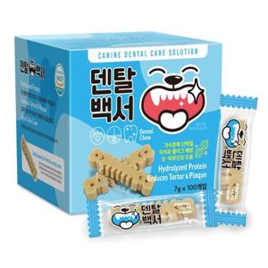덴탈백서 가수분해 강아지 덴탈껌 100p