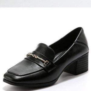 [제이시]제이시 6cm 여자 통굽 로퍼구두 정장 굽높은로퍼 K325