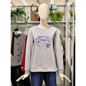 갤러리아_크로커다일레이디 라운드 원포인트 맨투맨 티셔츠 CLESTS105